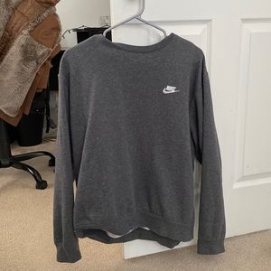 Womens Nike Crewneck - Dark Grey
